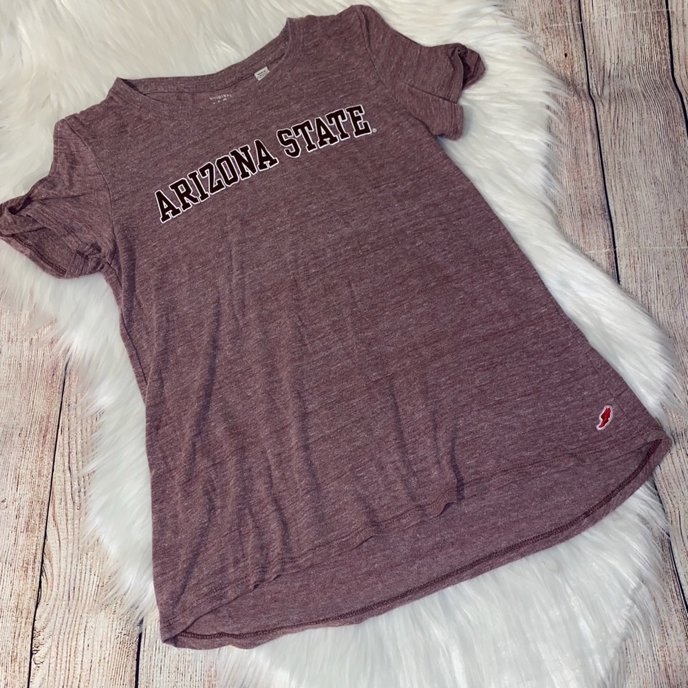 Arizona State cold shoulder tee size small